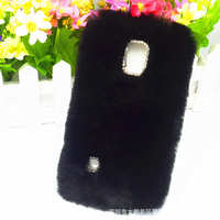 华为手机壳_高仿獭兔毛贴皮tpu毛毛手机壳 ma