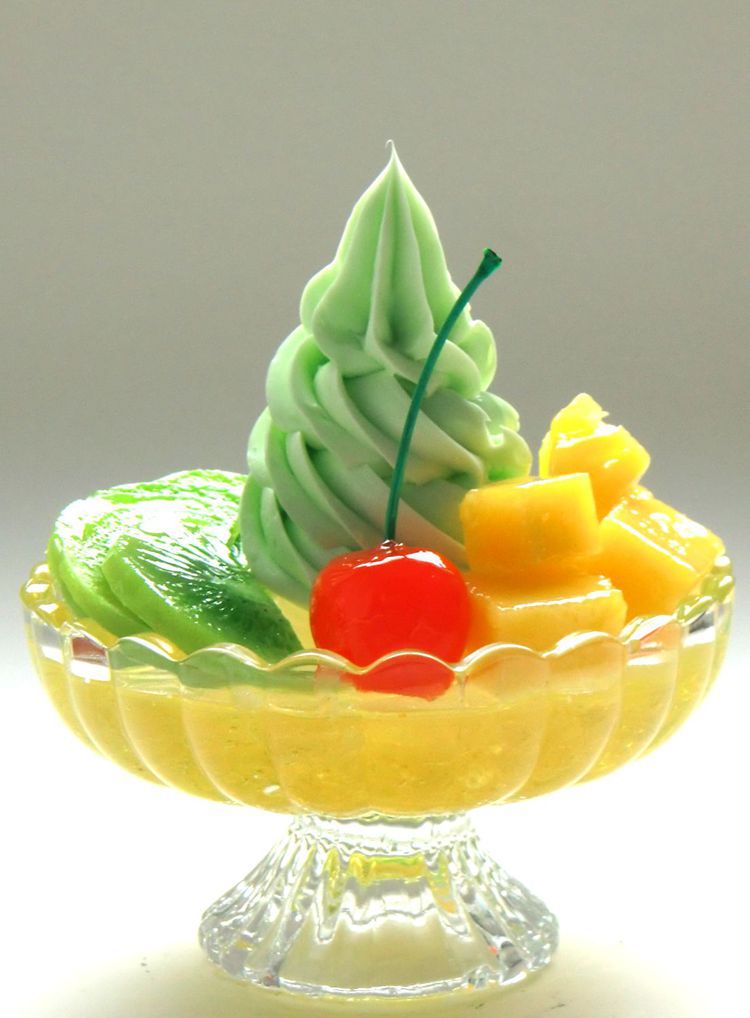 仿真冷饮水果捞冰淇淋冰激凌甜品模型吧台摄影展示装饰道具