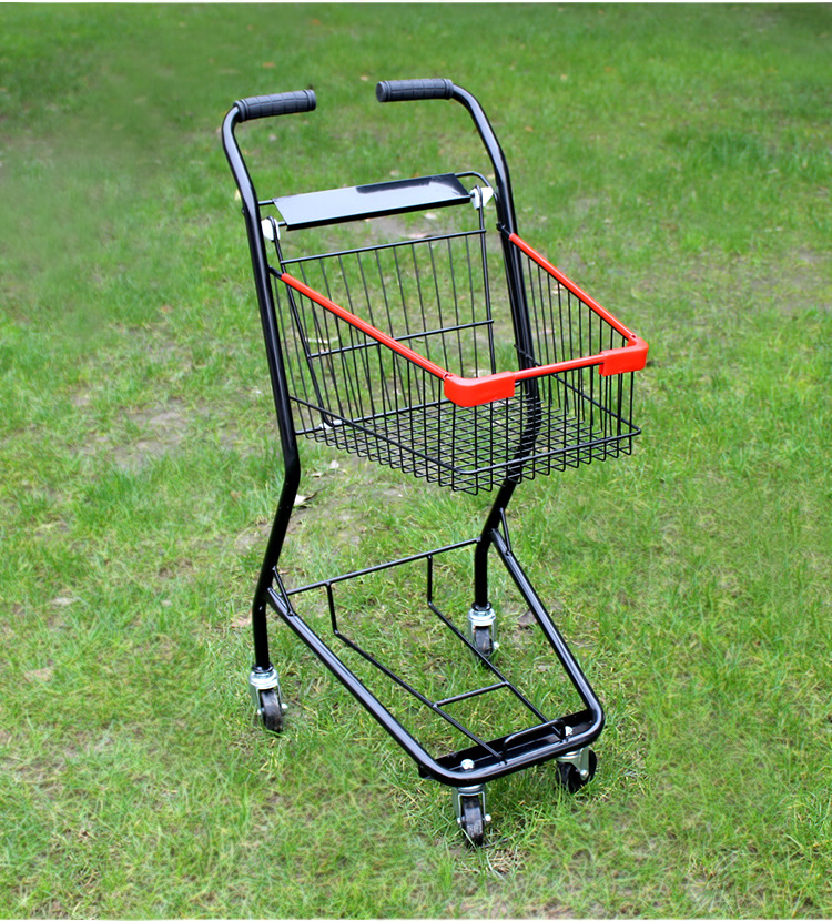 超市购物车专用 商店层提篮车 手推车购物筐车 ktv推车理货车批发