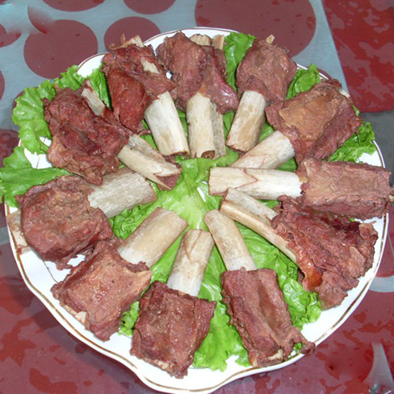 新疆伊犁唐布拉精品马排468克真空包装肉类清真熟食零食厂家直供