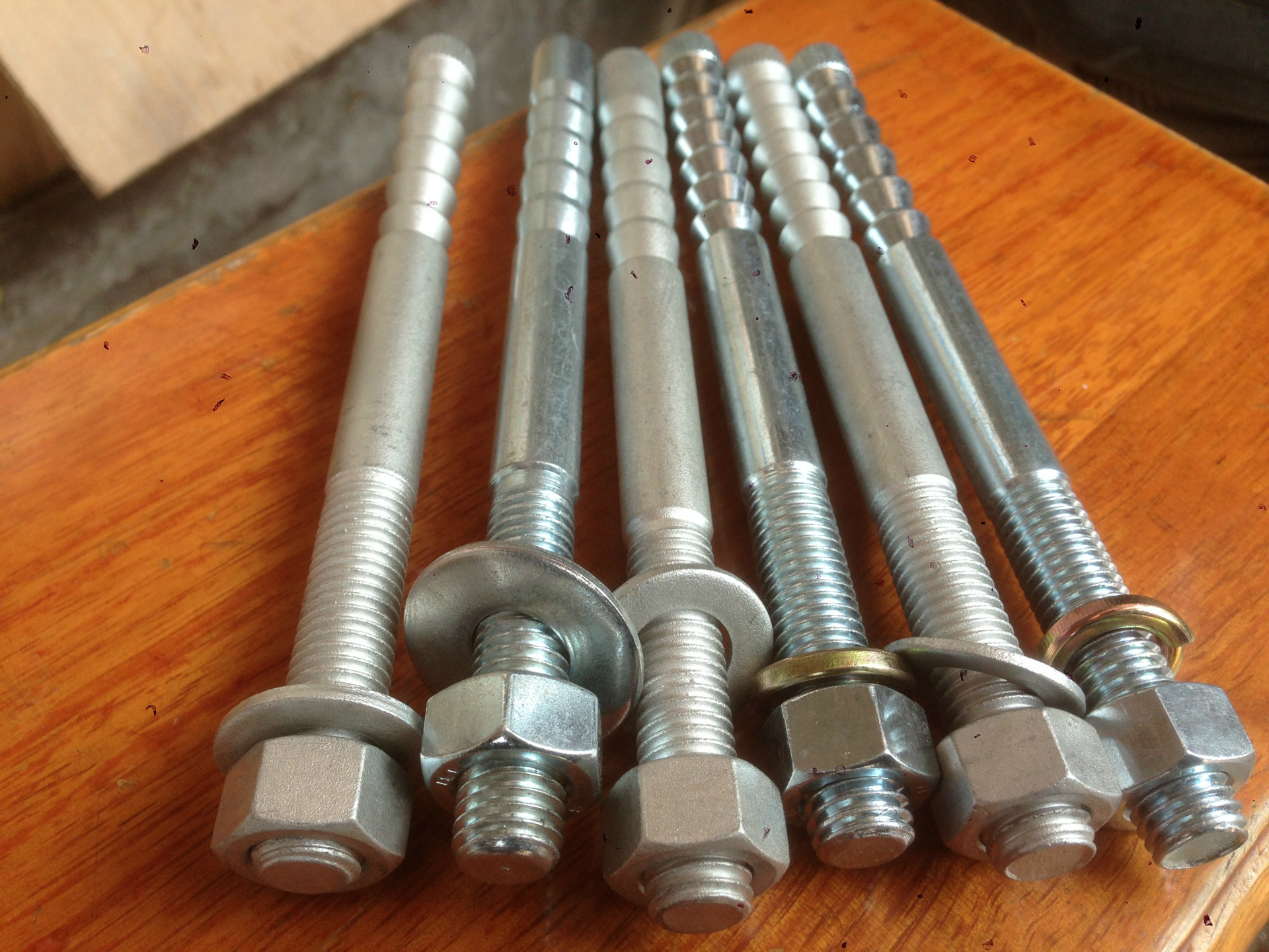 玻璃幕墙专用m12*160 特殊倒锥定型化学锚栓 热渗防腐 耐高温