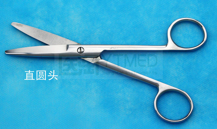 手术剪刀 直尖头 弯尖头 圆头 线剪 上海金钟