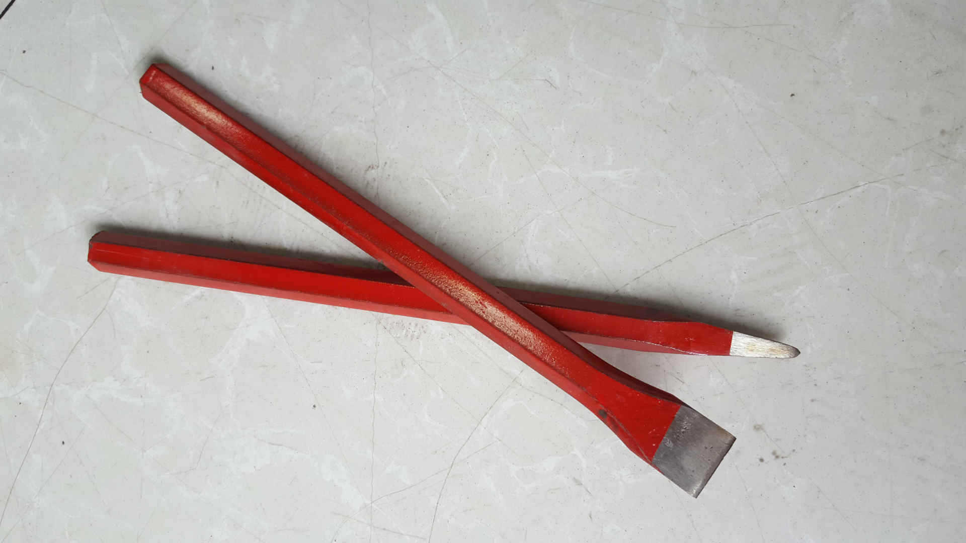 定制原色扁铲石工凿石工凿尖平錾子扁铲石工凿临沂中碳钢石工凿