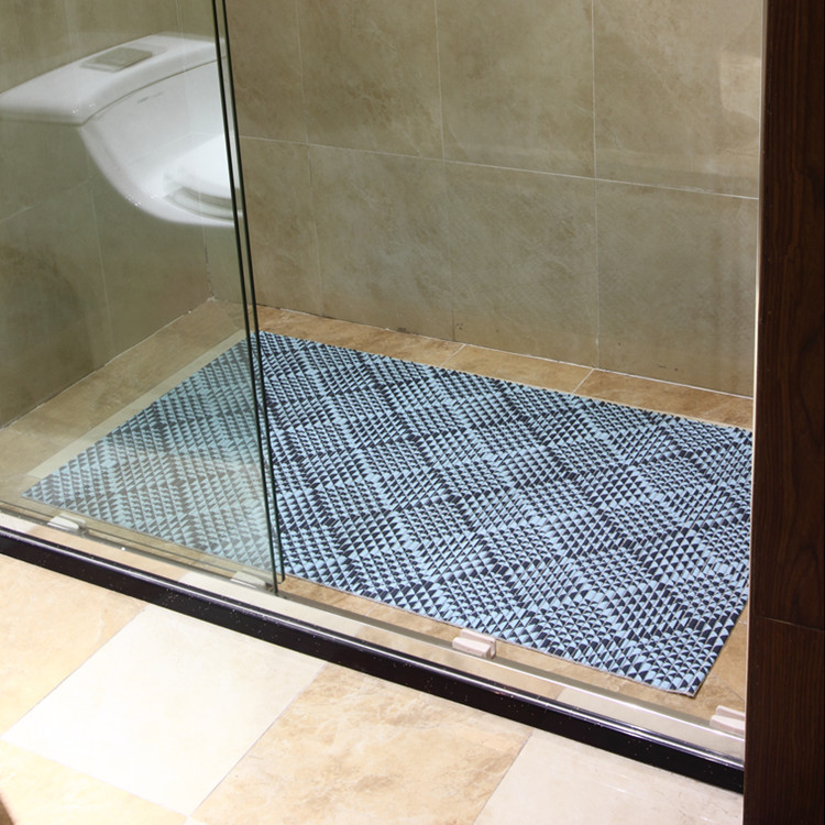 爆款pvc发泡防滑垫家居止滑坐垫泡沫地毯垫加厚透气排水厨房地垫