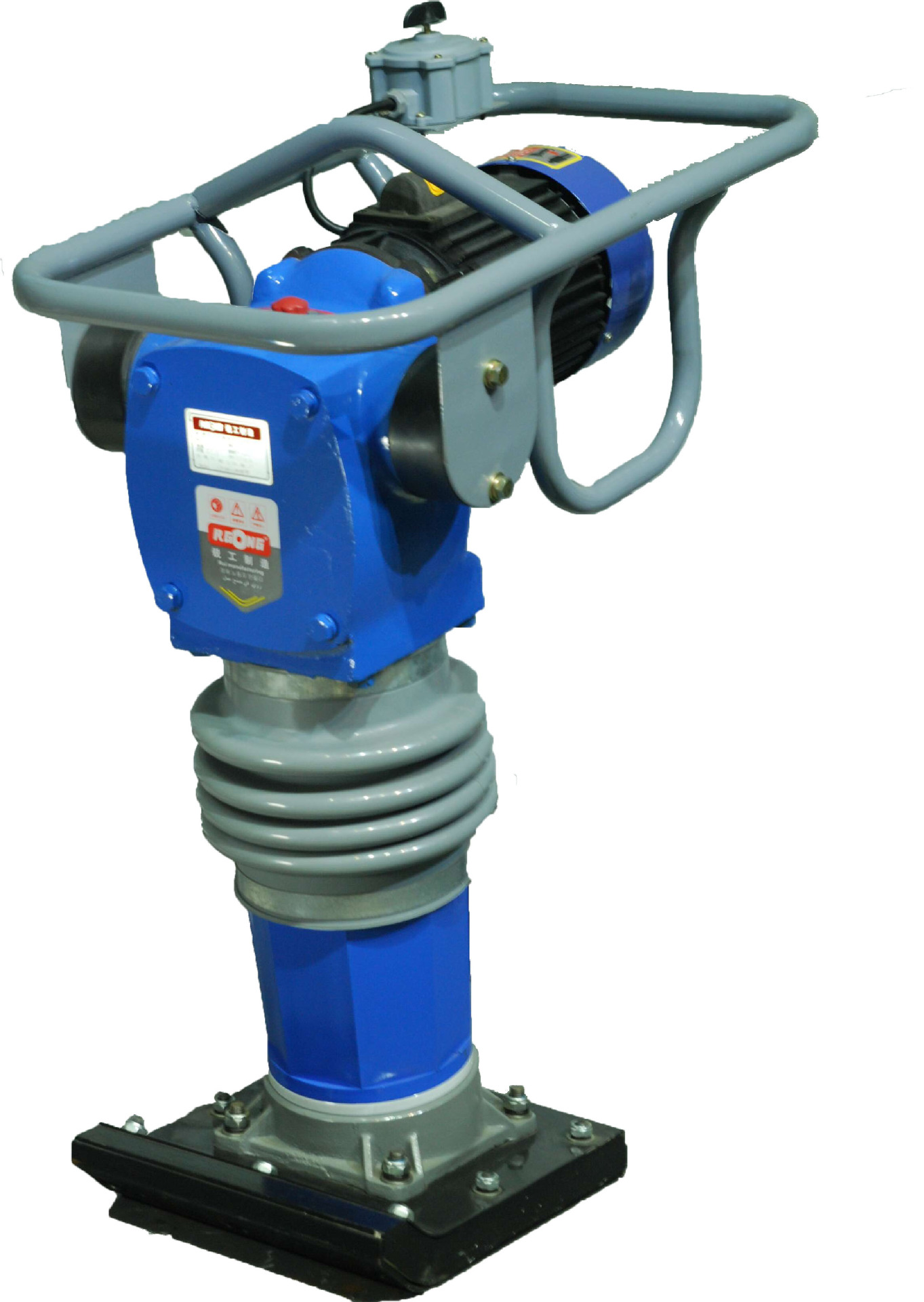 厂家直销rd90小型建筑地基振动立式电动打夯机冲击夯压实机夯土机