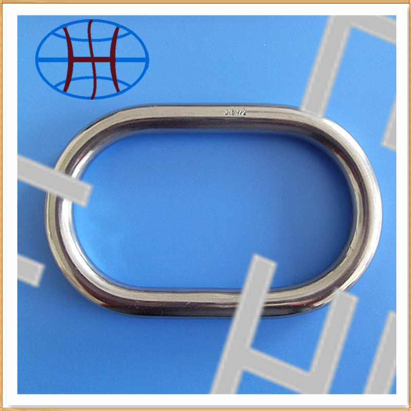 厂家直销-不锈钢椭圆环  优质索具连接环 成熟工艺 圆环 三角环