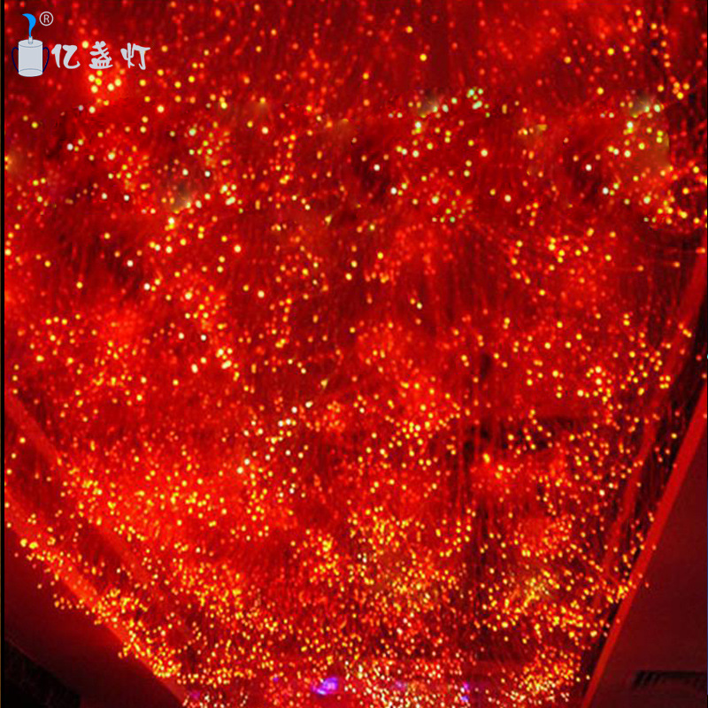 定制光纤灯 光纤吊灯 大堂光纤吊灯水晶灯酒店工程光纤灯造型led