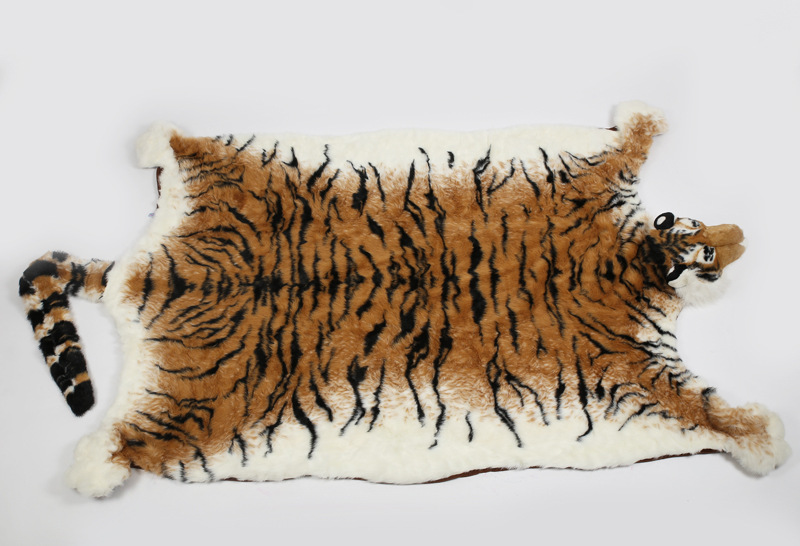 创意老虎造型地毯 毛毯 厂家直销婴儿报毯