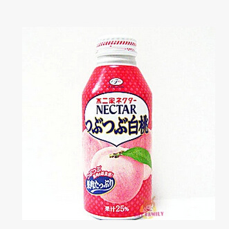 日本原装进口 不二家 fujiya 白桃果汁 添加 浓缩果汁 白桃汁1*24