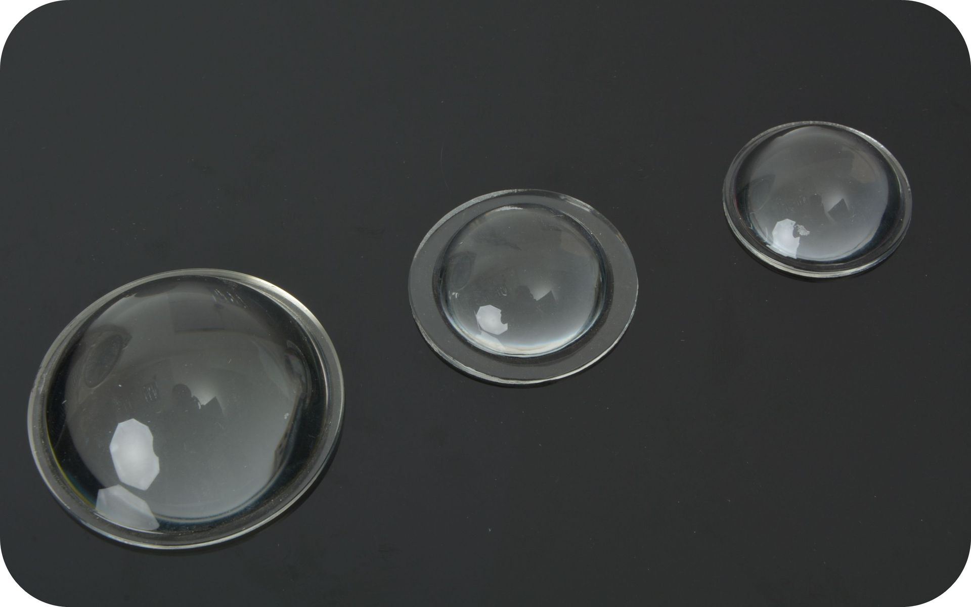 玻璃平凸透镜_巨峰厂家直销企业49.3*22*3.2玻