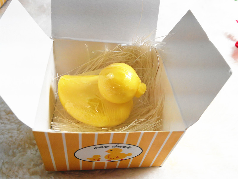 迷你手工小香皂 手工香皂礼品-不透明小黄鸭香皂