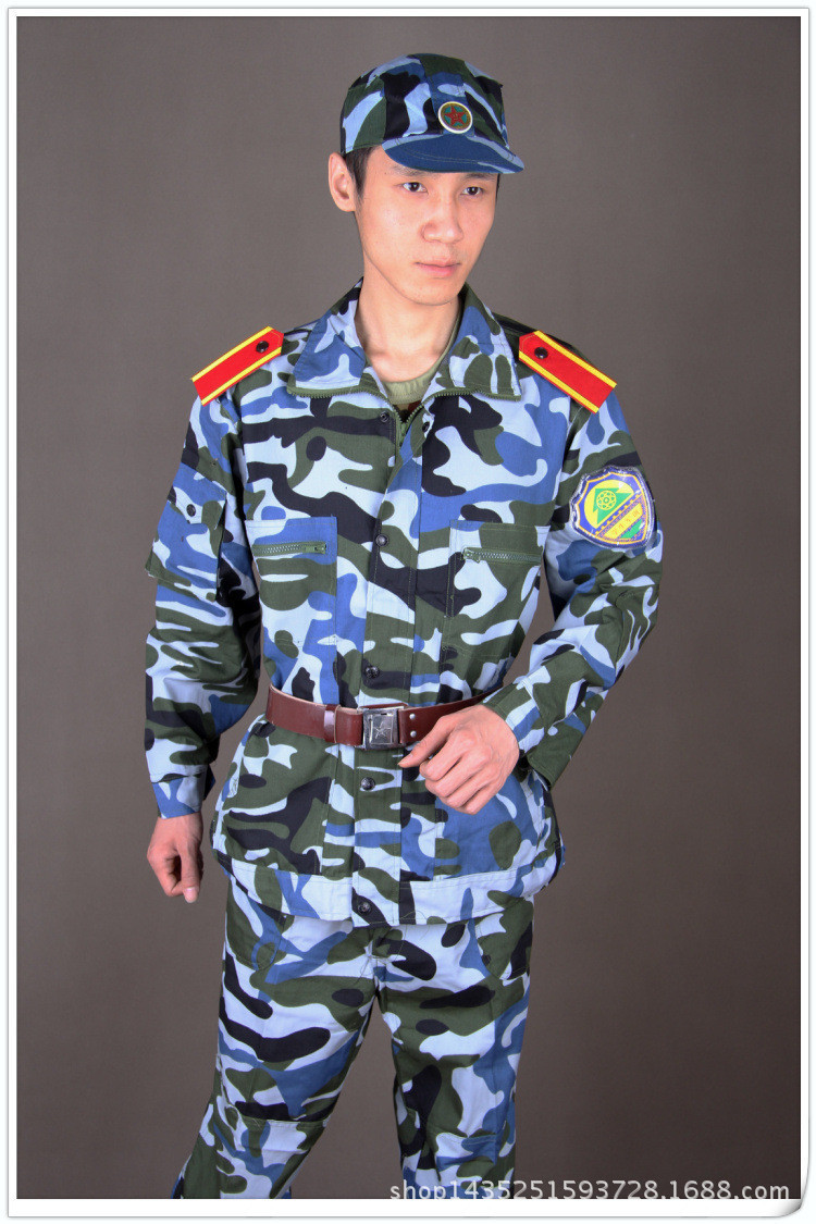批发迷彩服饰套装大中小学生军训迷彩服套装丛林作战迷彩服作训.