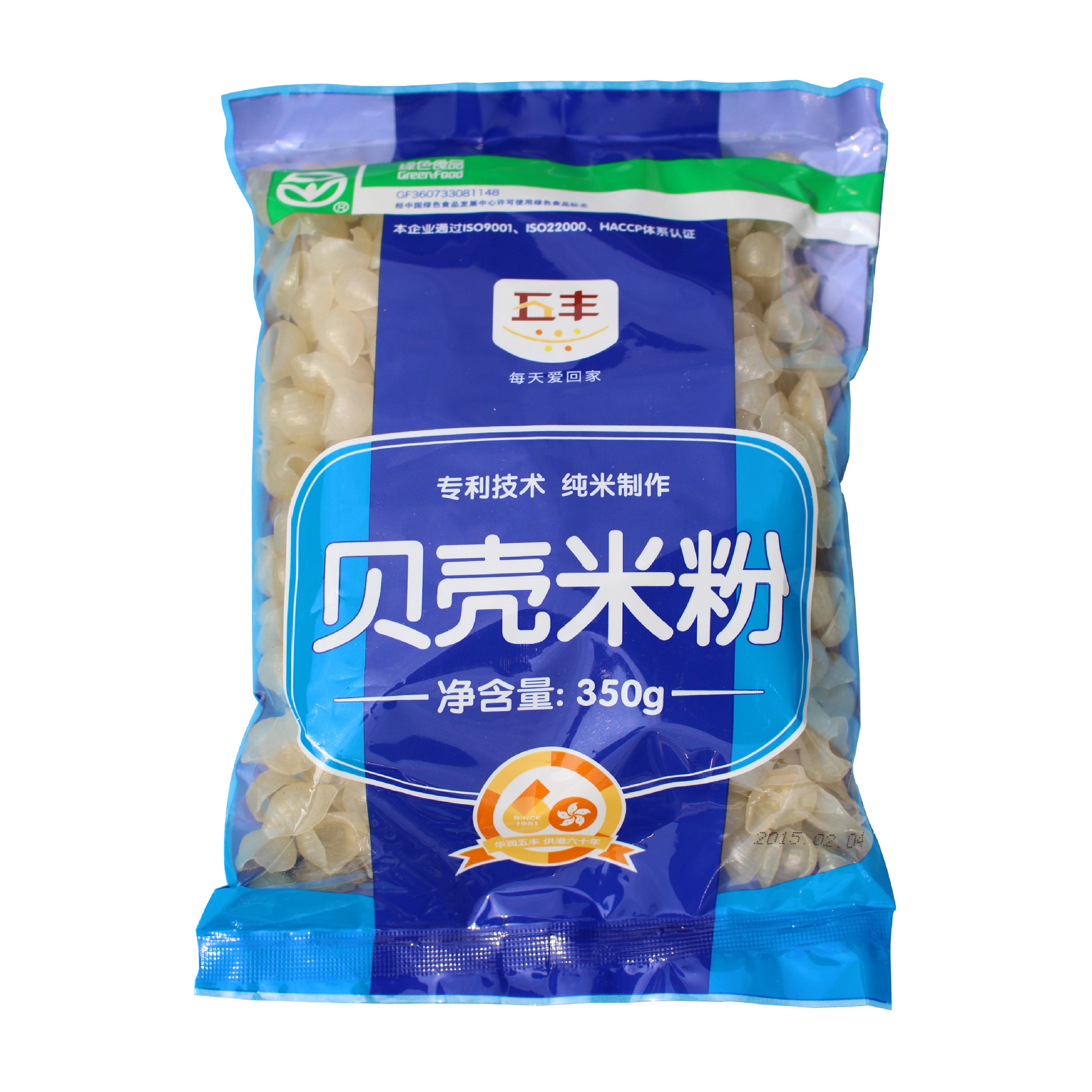 五丰牌贝壳米粉350g×24/箱干制米粉过桥米线河粉方便粉丝 - 食品饮料