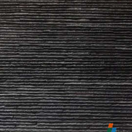 精品黑色流水板天然文化石 景观水幕墙石材 板岩流水石 厂家直销