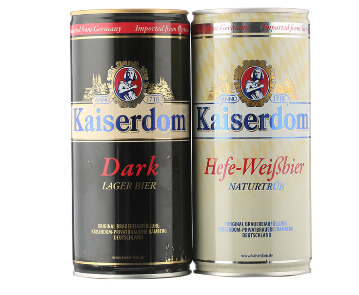 德国啤酒进口恺撒白啤小麦啤酒恺撒啤酒1l12高档酒吧专用