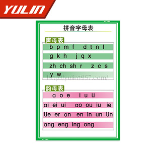 早教汉语拼音字母表 声母 韵母全包括 专业教学挂图