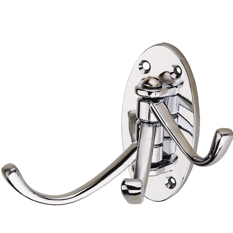 创意挂衣钩壁挂金属门钩无痕不锈钢单个门后衣服挂钩单钩浴室挂钩