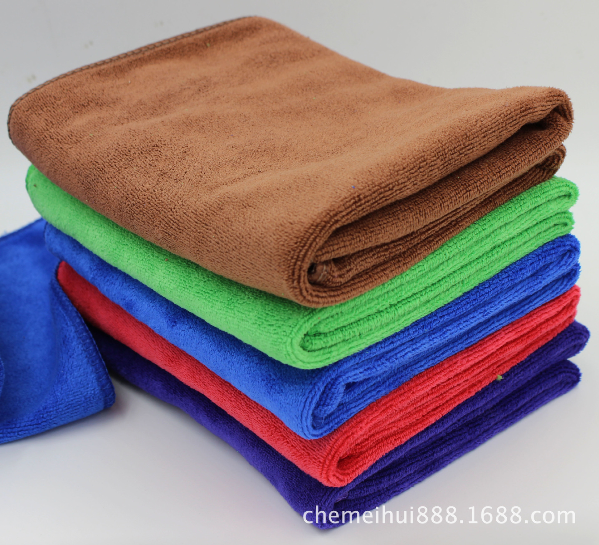 40*60洗车纳米毛巾 加厚纤维汽车毛巾 420g磨绒擦车毛巾 量大更优