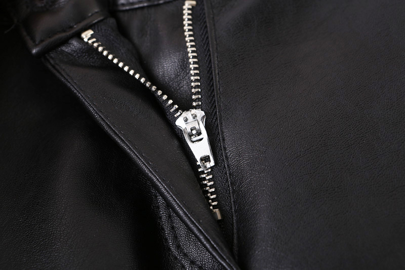 2015秋季新款欧美风时尚女装拉链拼接装