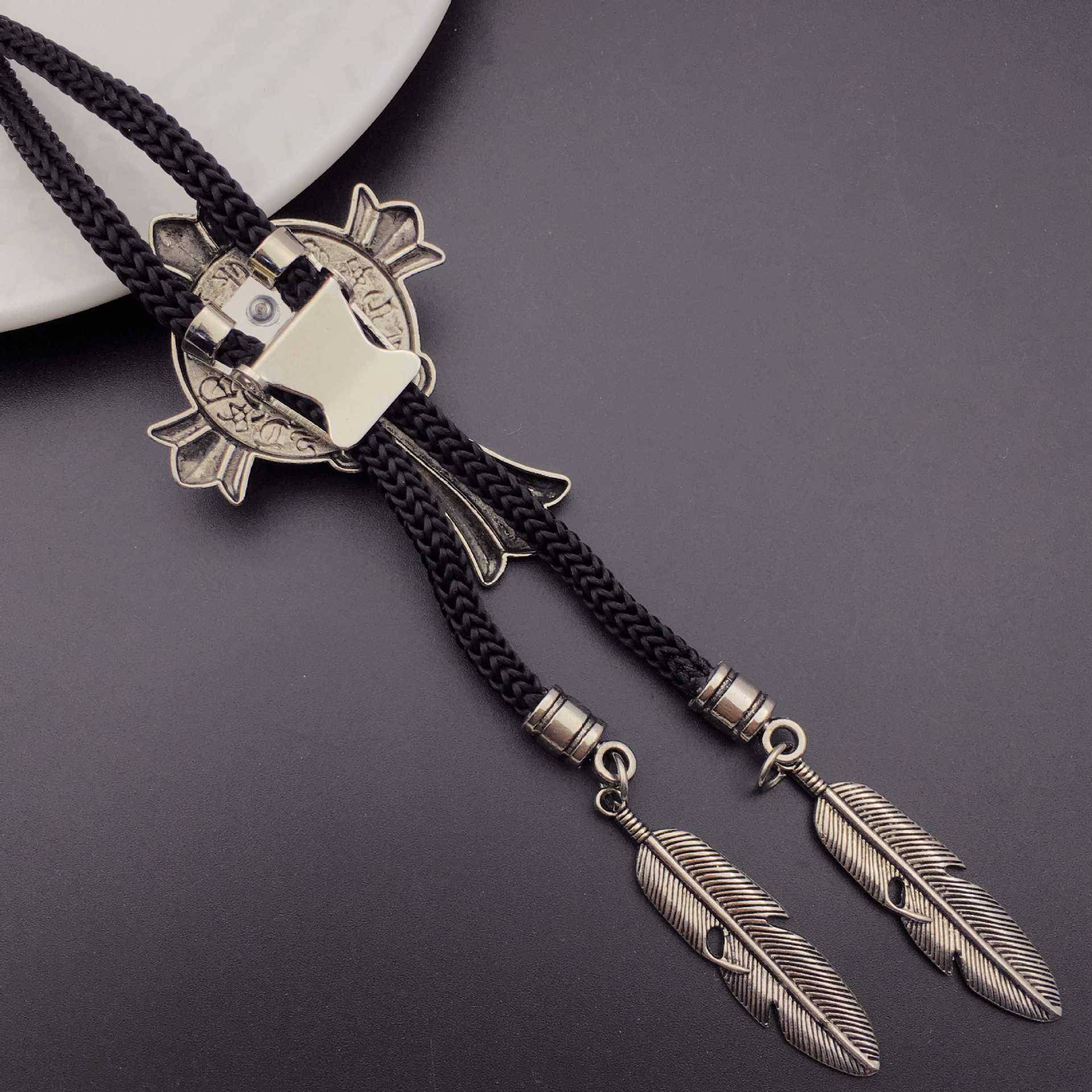 bo3-8#男士英伦bolo tie波洛领结 美剧领带 金属领带16年度新款