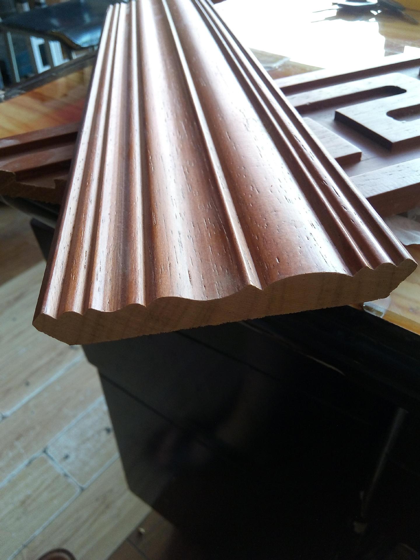 装饰实木板材水曲柳木线条 封边防腐阴角线平板线批发