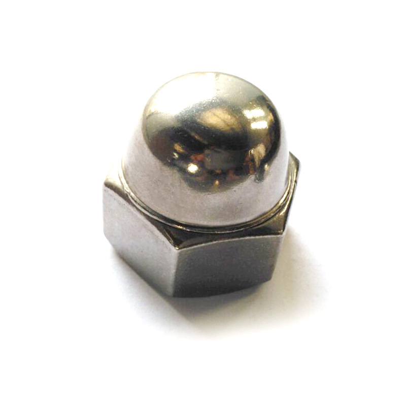 螺丝螺帽加厚日标六角球头五金地脚螺母 m24盖帽不锈钢螺母定制