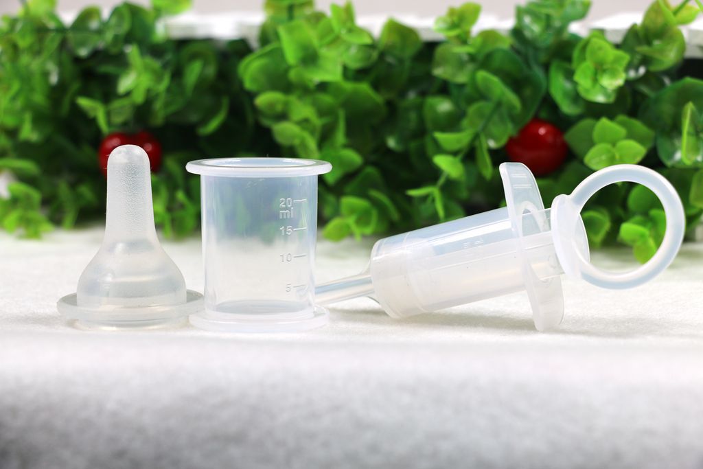 新款针筒喂药器宝宝防呛喂水喂药器奶嘴式喂药器带刻度杯