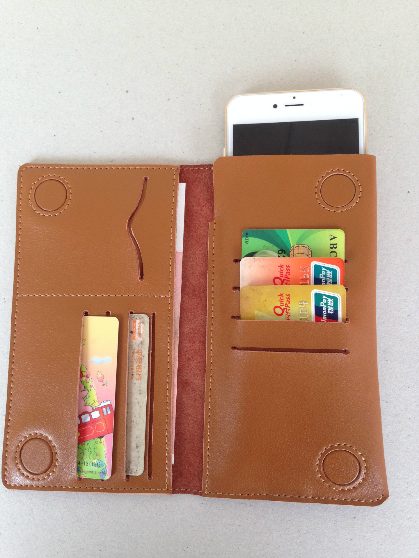 iphone6真皮钱包,手机卡包,真皮手机皮包,iphone6pls手机钱包