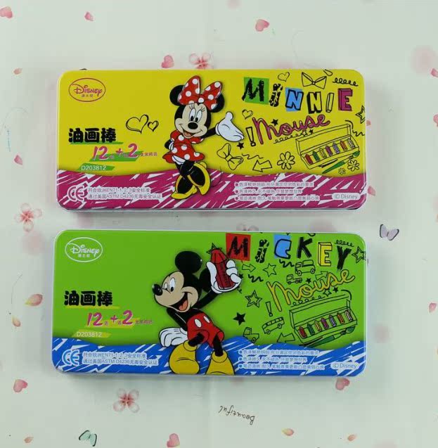 真彩d203812油画棒 铁盒装 益智涂鸦笔绘画美术用品学生文具