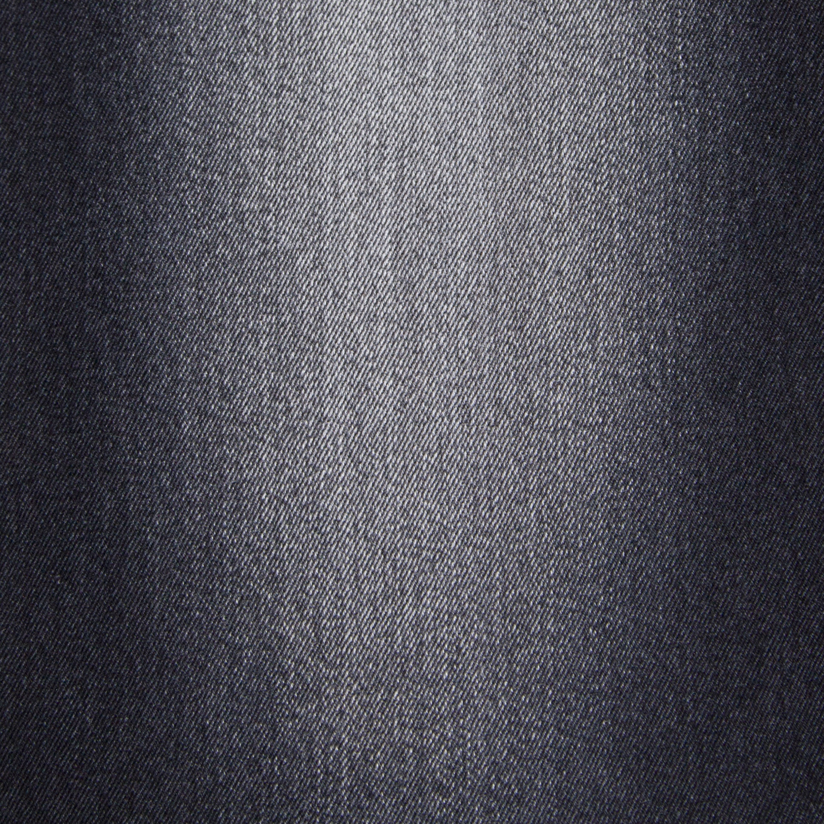 牛仔生产厂家斜纹牛仔面料 黑底黑面 32支双股弹力牛仔布denim
