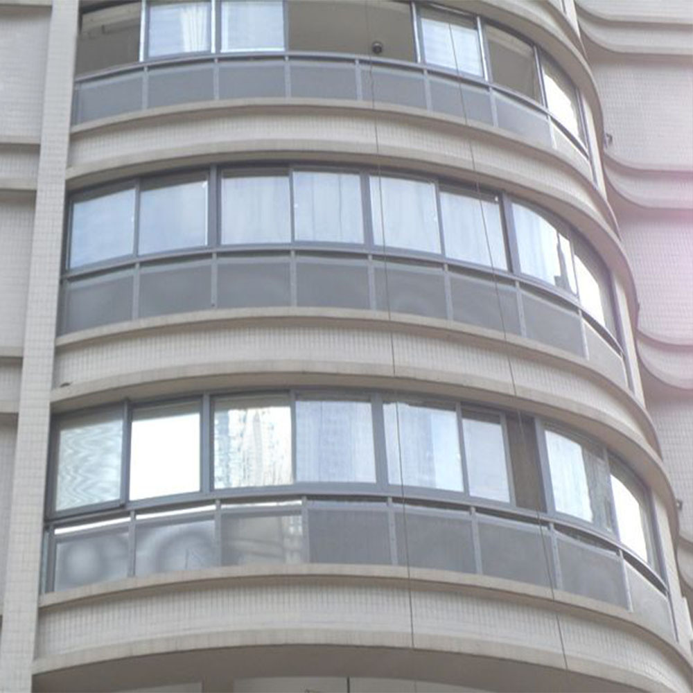 厂家直销 弧形断桥铝合金窗 凤铝圆形窗扇 艺术玻璃异形整套定制