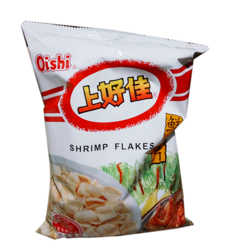 上好佳系列 鲜虾片薯条90g 休闲膨化食品 香脆美味80后怀旧零食
