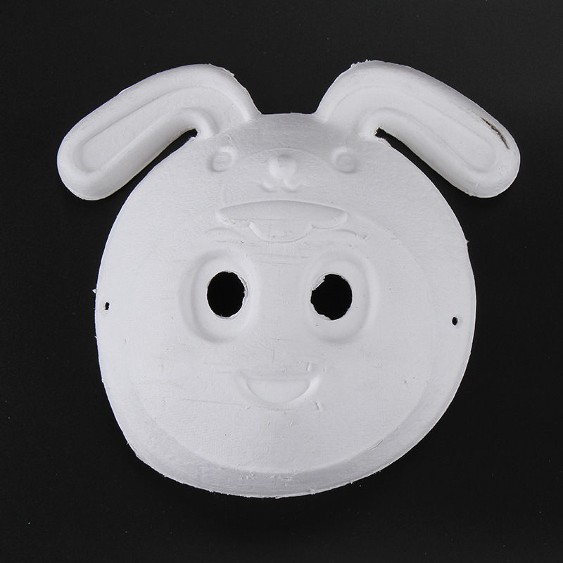 白胚diy环保纸浆面具手工纸质脸谱工艺品化妆表演