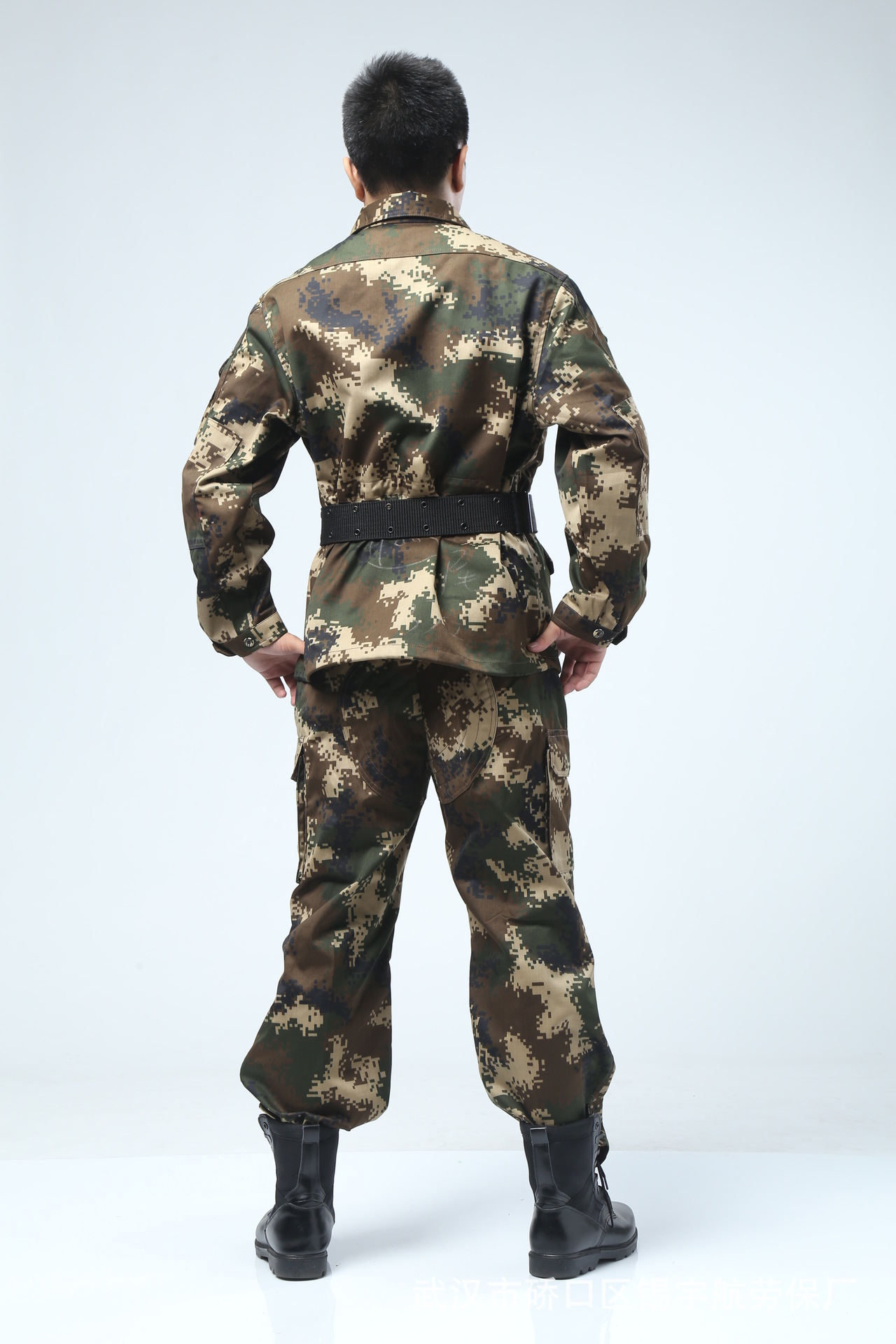 厂家批发07wj数码冬季消防迷彩服军迷户外运动作训迷彩训练服批发