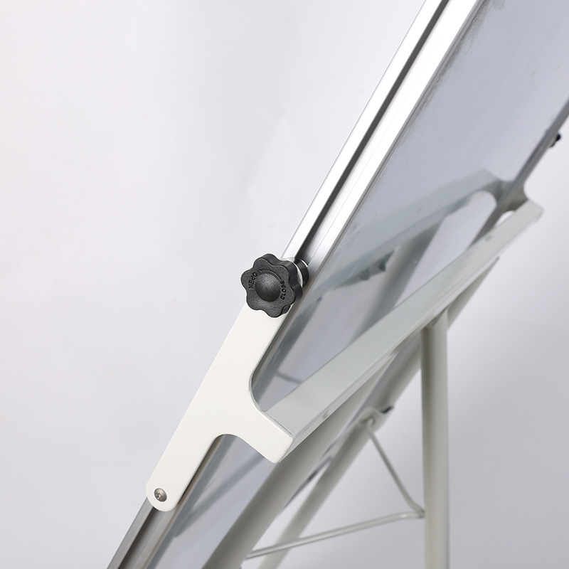 商务展示吸磁白板支架式白板办公教学会议培训可移动白板70*100cm