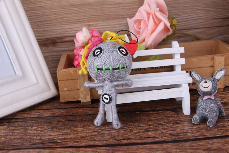 【特价】厂家批发正版泰国毛线巫毒娃娃 包包挂件 泰国 钥匙挂件