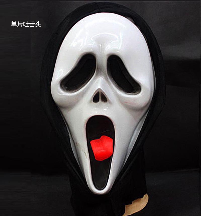 单片恐怖面具死神来了惊声尖叫面具万圣节鬼节鬼脸面具厂家批发