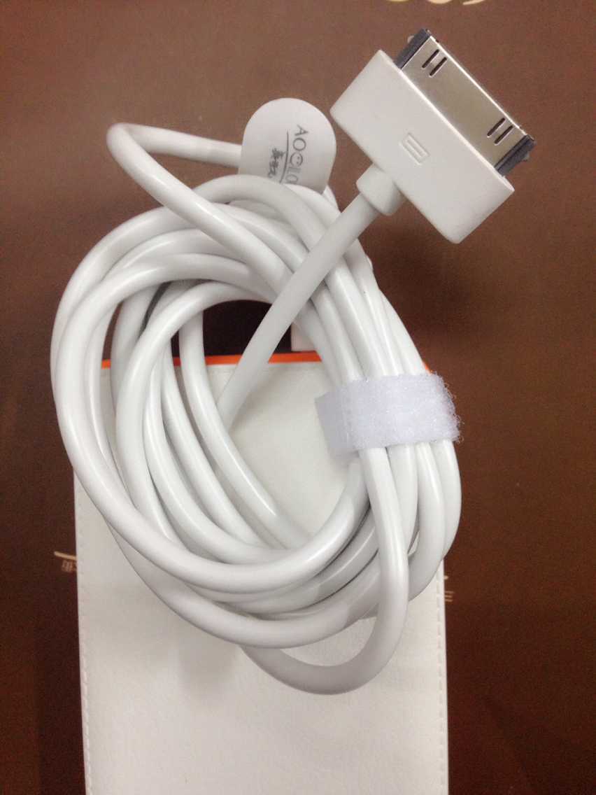 奥力科l31p 数据线iphone4 4s充电线1.8米超长圆线