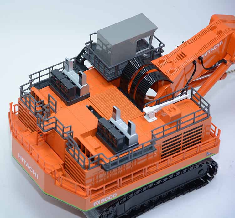 原厂日立hitachi ex8000超大型正铲矿山挖土机挖掘机模型 1:87