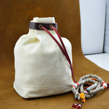 厂家直销超大多功能真皮百宝囊文玩鹿皮收纳袋