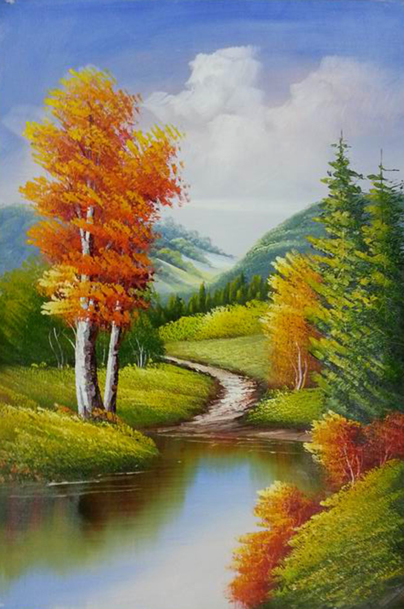 油画种类:普通油画 题材:风景画 制作方法:纯手绘 外框:客户自选 流派