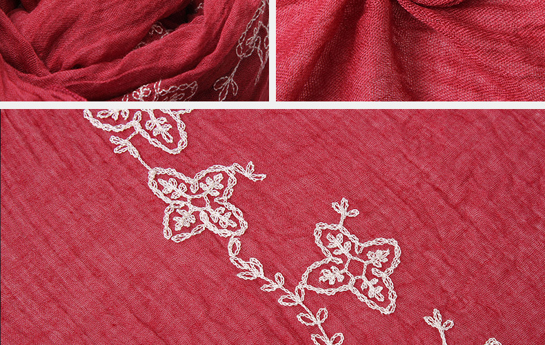 电脑绣花 围巾绣花加工 链条绣 来13