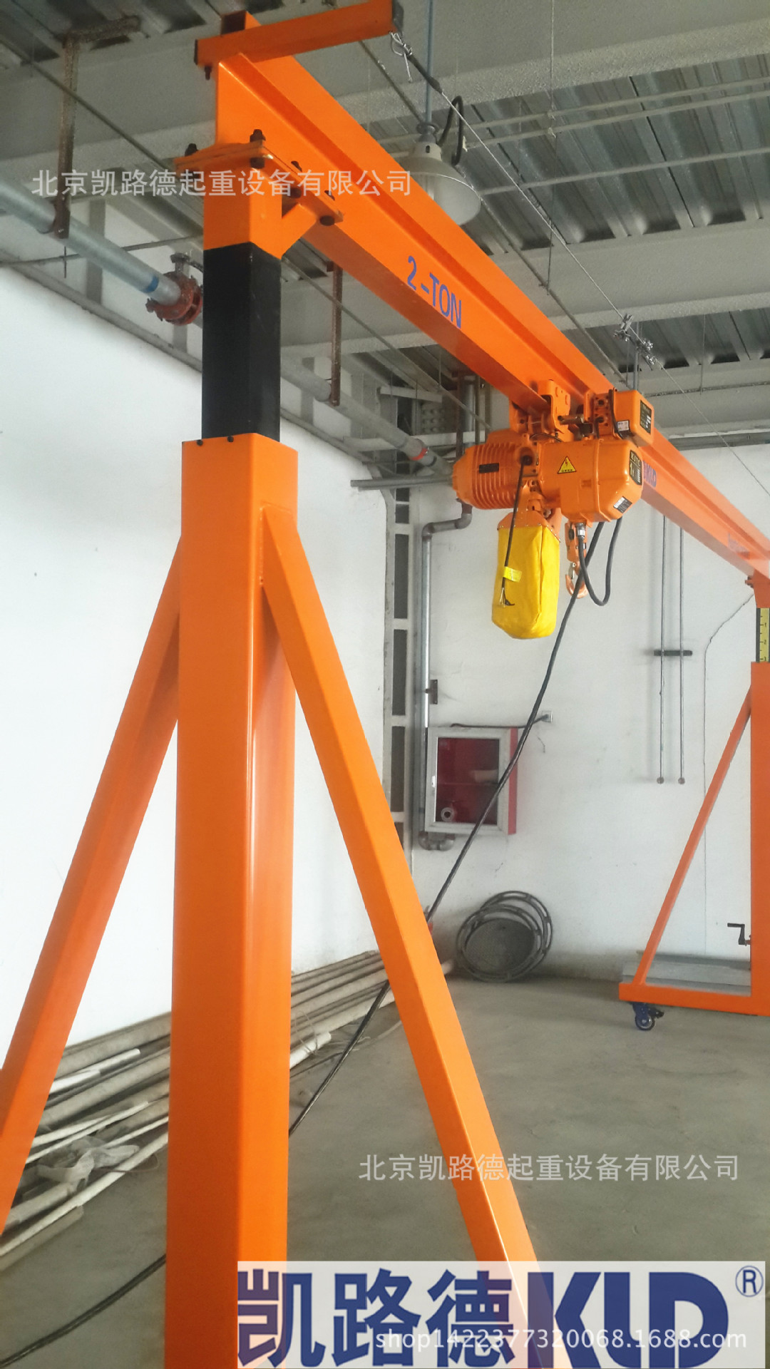 小型起重模具吊05t3m型移动龙门吊高度可调起重机厂家直供