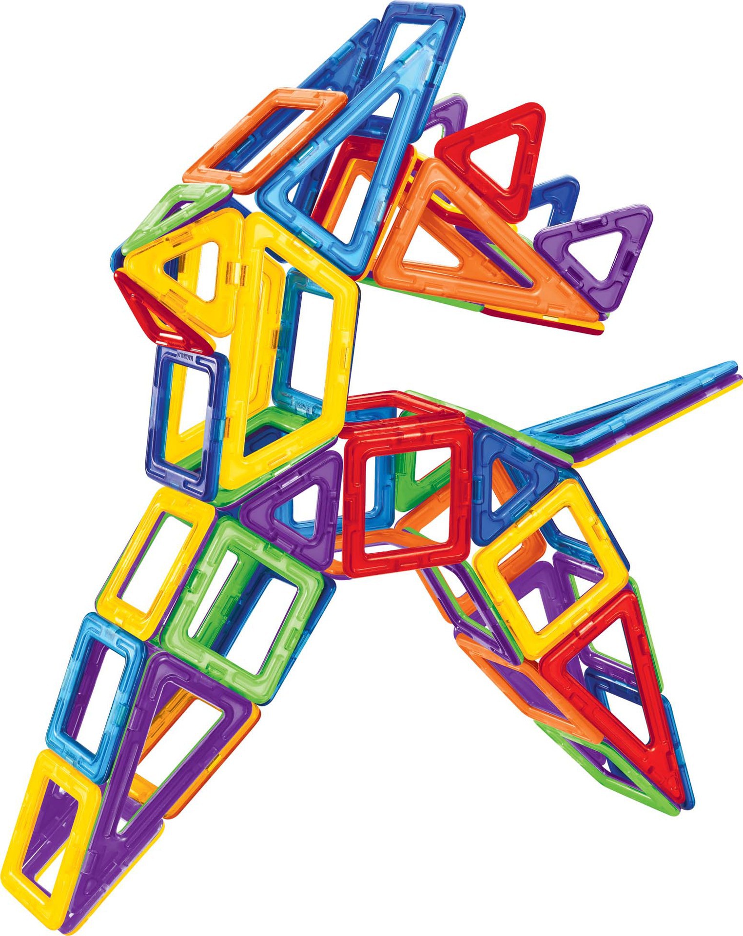 直销最新热爆款得智磁力片 汽车套装 儿童益智玩具115片装