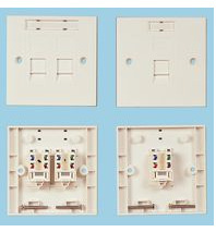 MOLEX PREMISE NETWORK  WNC-00011-02  墙面插座  FTP, 双