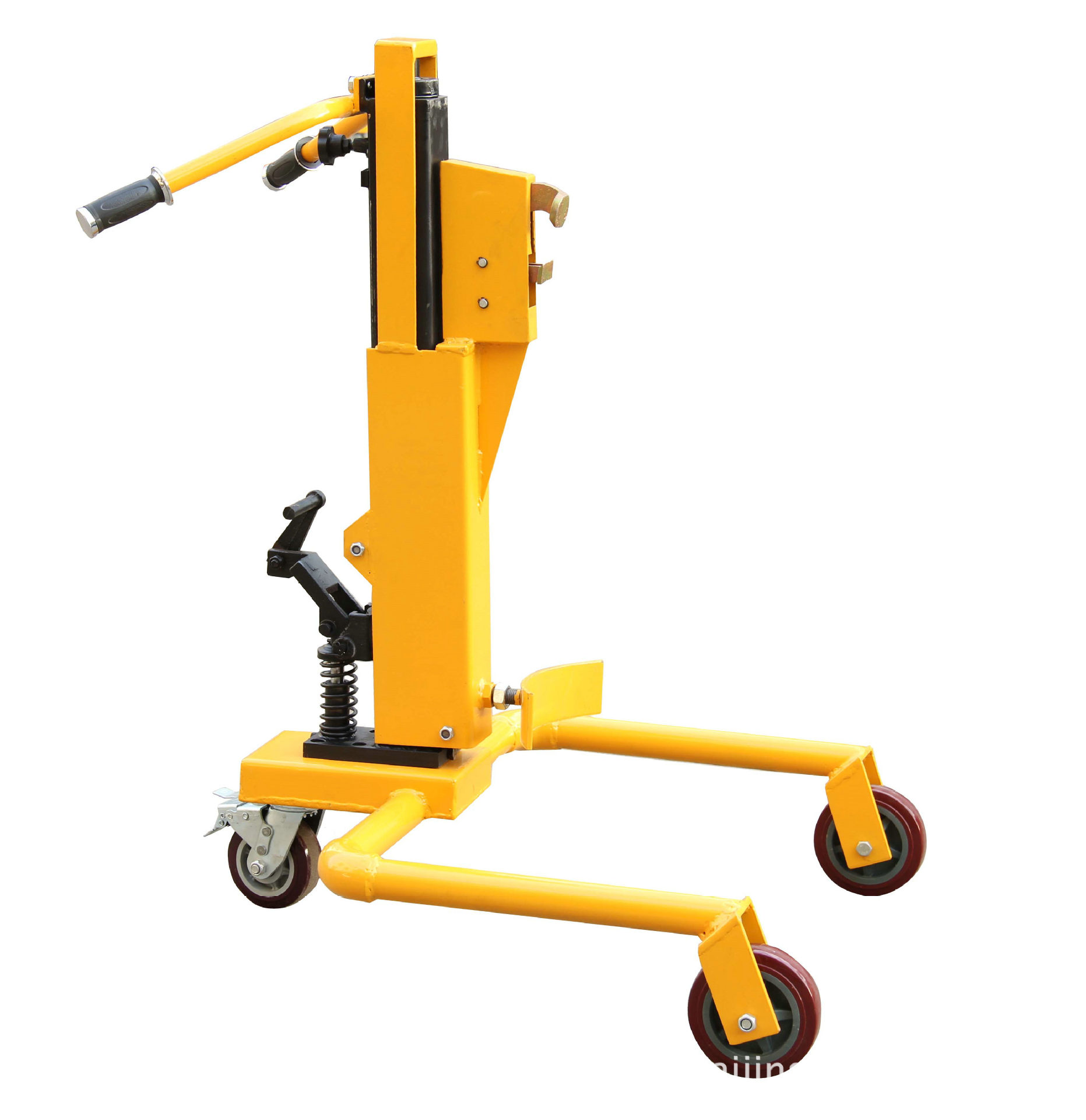 油桶装卸搬运车 脚踏式液压油桶搬运车 手推车油桶车