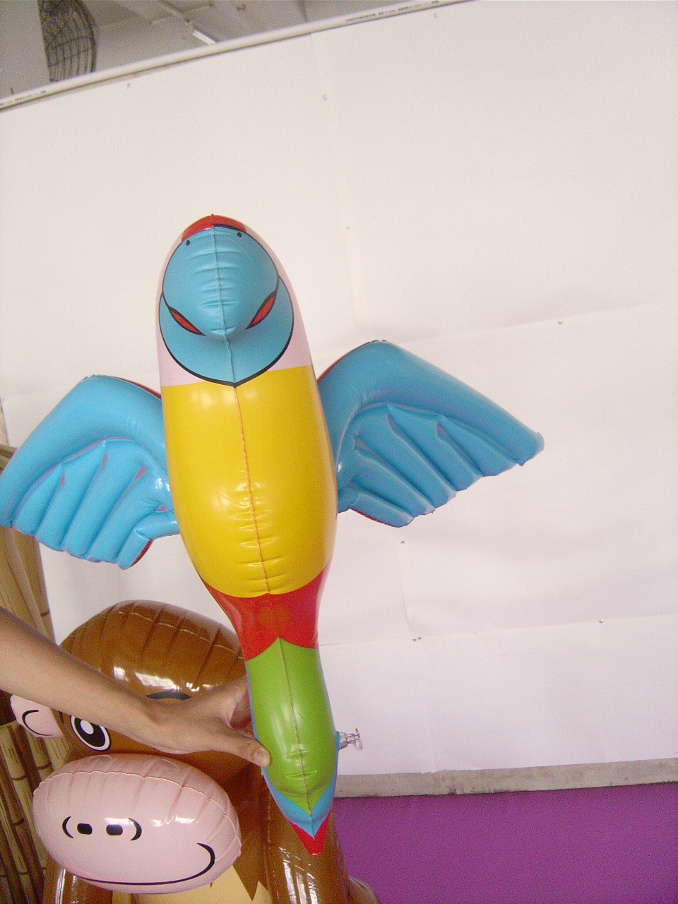 环保pvc充气不倒翁海豚 充气海豚不倒翁 儿童玩具海豚