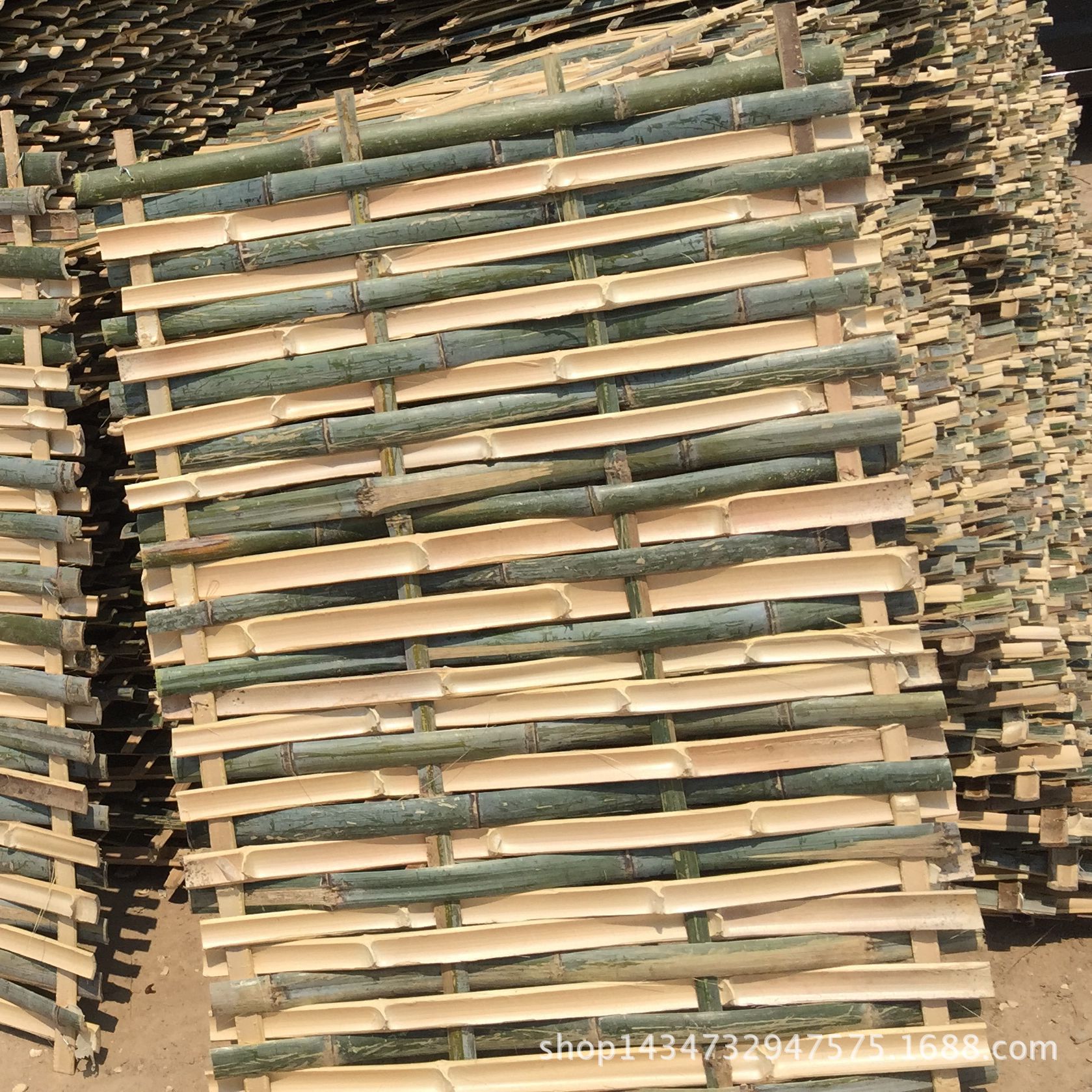 供应脚手片 竹跳板 竹笆0.8x1.38米 铁丝型 钉子型其他规格可定制