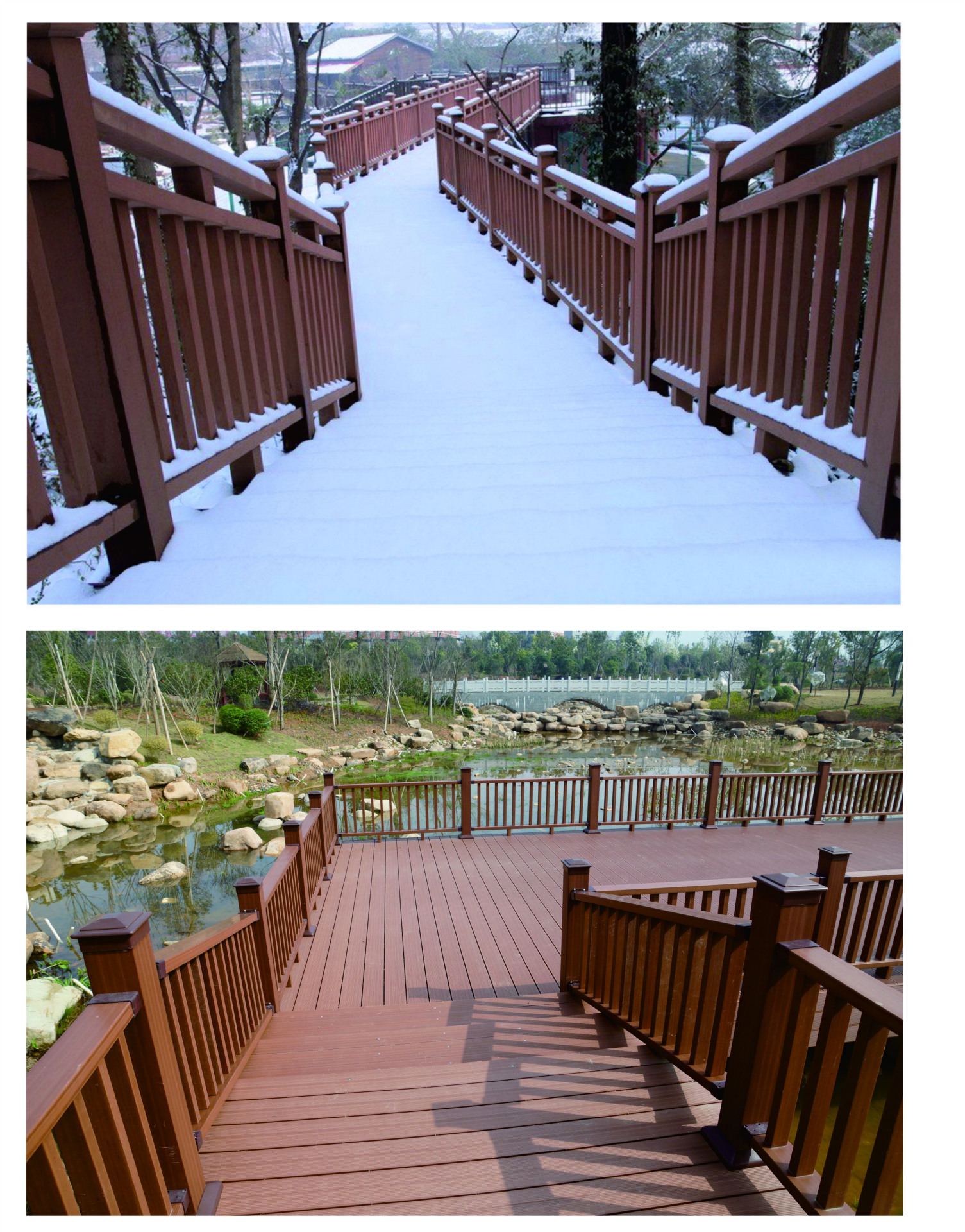 【厂家直销】asa/pvc 共挤方通扶手 共挤木塑 生态木 100*40