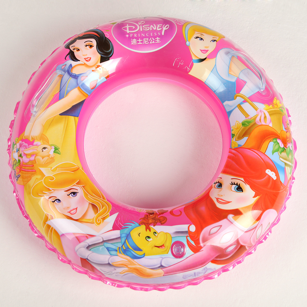 奇彩贝 儿童游泳圈男童女童 加厚把手卡通-游泳圈